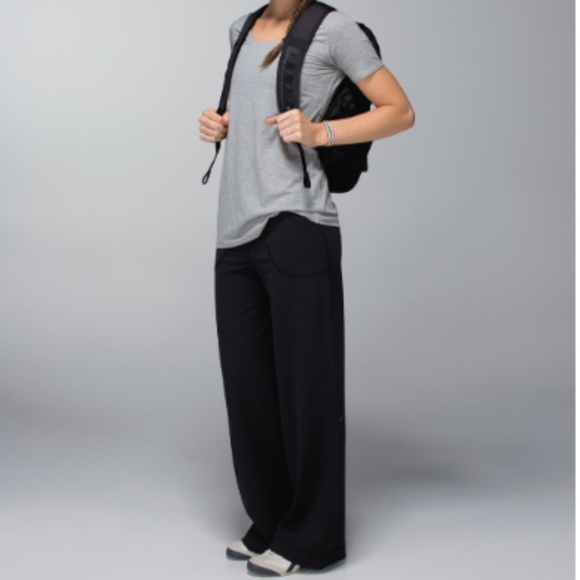 lululemon athletica Pants - Lululemon Still Yoga Pant Regular Black Luon